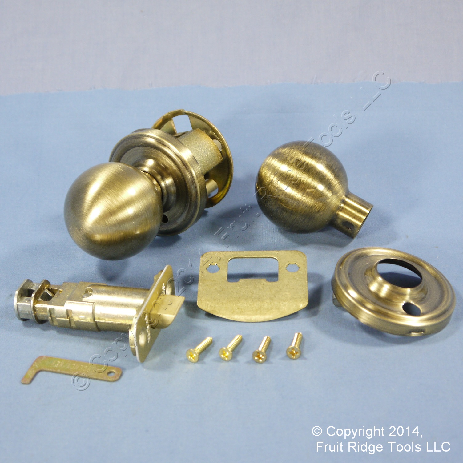 New Weslock Traditonale Ball 610 Antique Brass Privacy Bed Bathroom