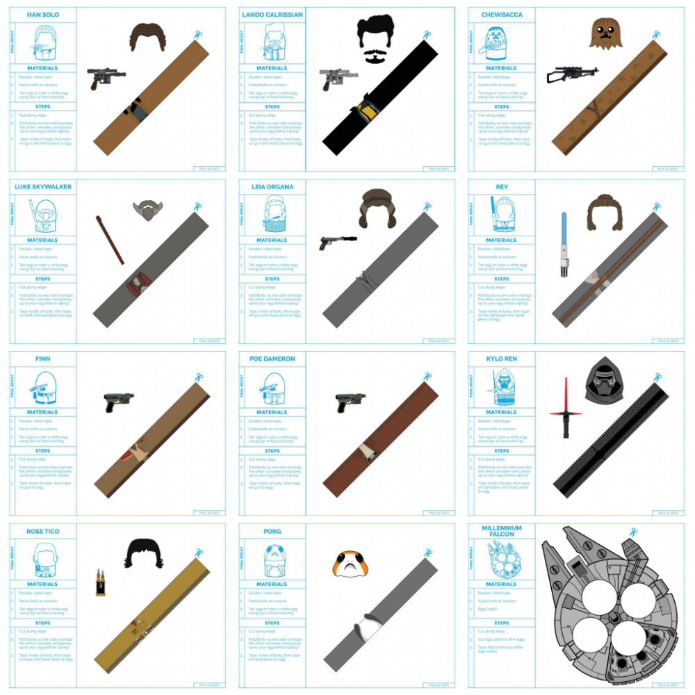 Star Wars Easter Printables from a Galeggsy Far, Far Away [Printables