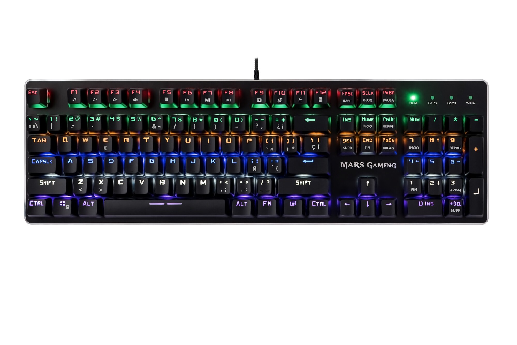 Mars Gaming MK4 Red Mechanical gaming keyboard (backlighting 6 colors