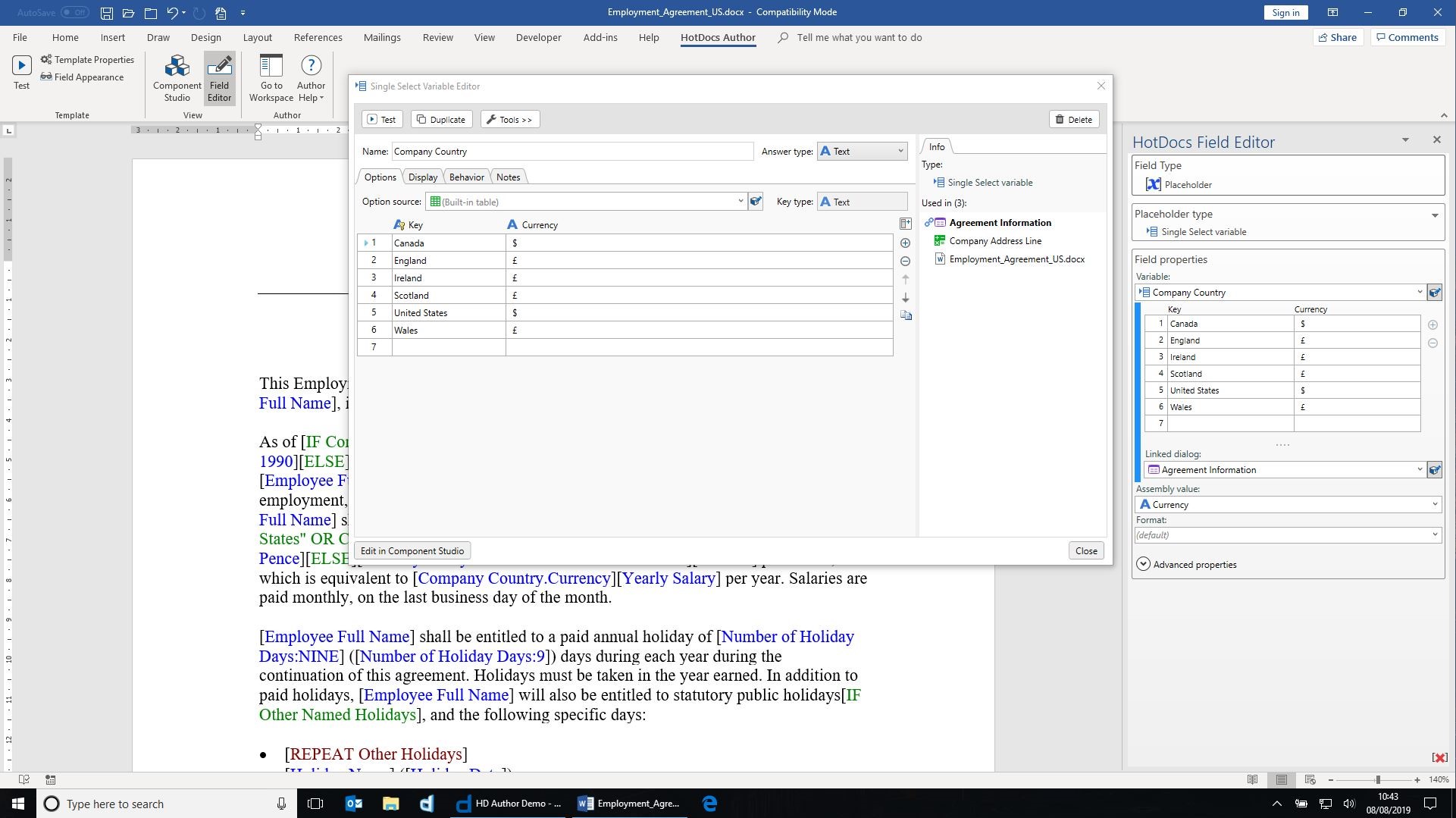 Compare HotDocs vs. WordPerfect Word Processor G2