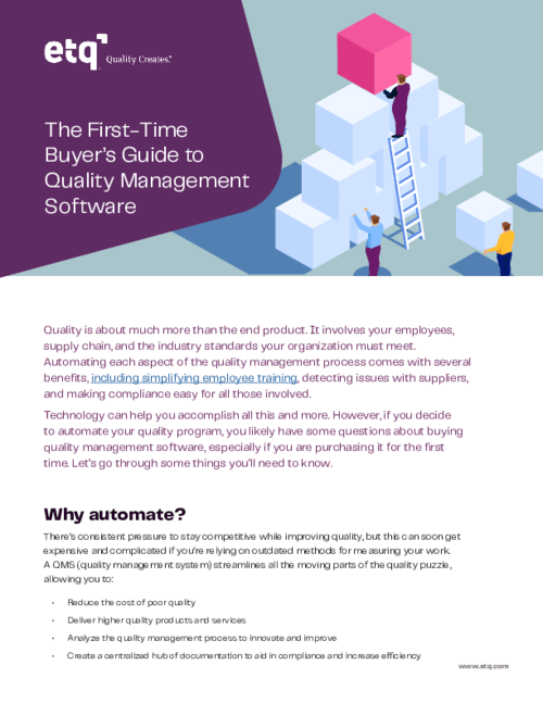 ETQ Reliance QMS Reviews 2022 Details, Pricing, & Features G2