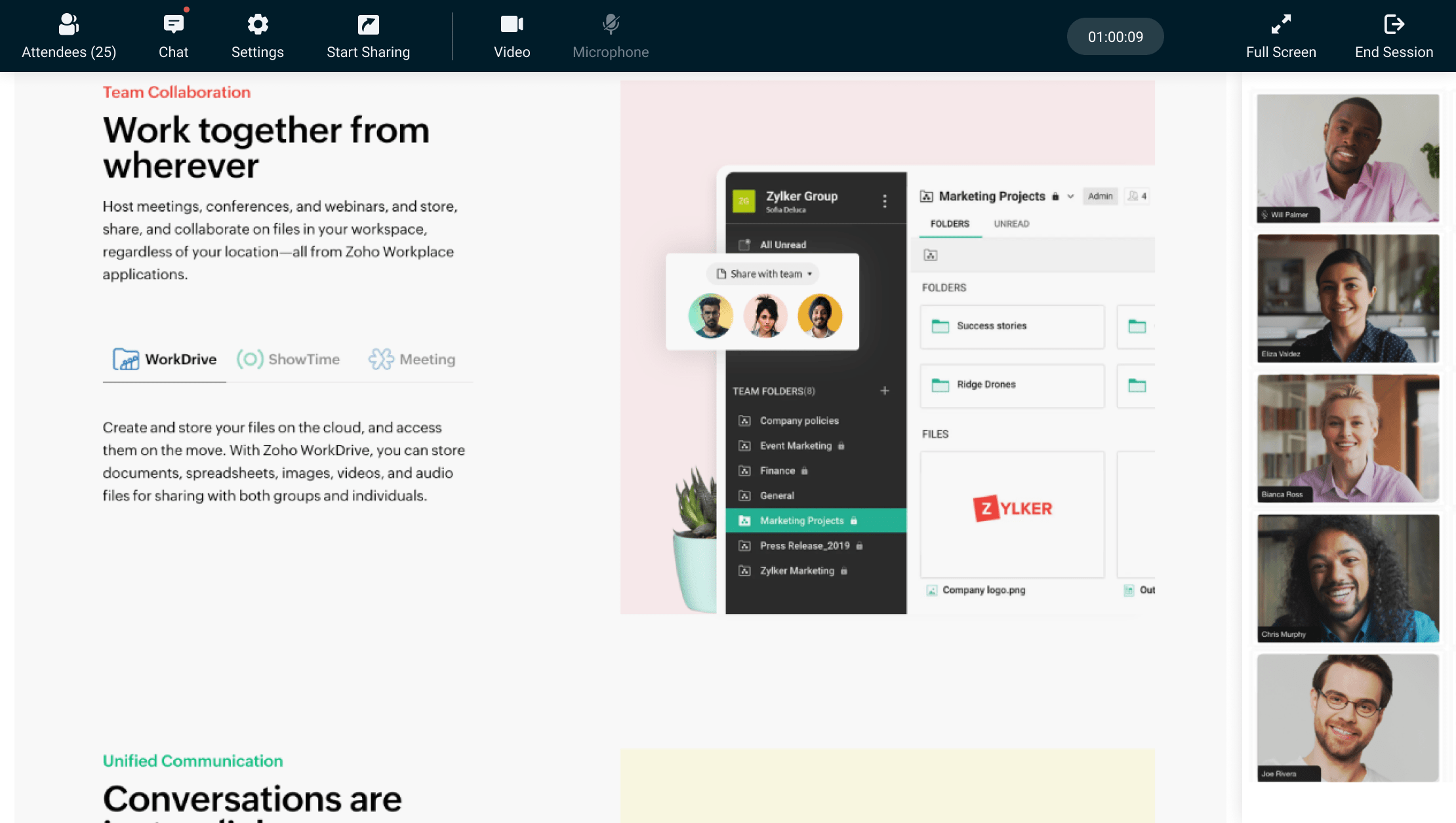 Zoho Meeting Reviews 2021 Details, Pricing, & Features G2