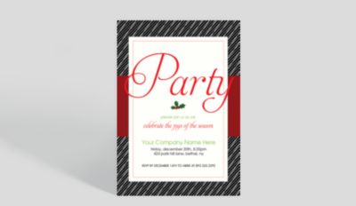 Let's Toast to Us Corporate Holiday Party Invitation, 1023714