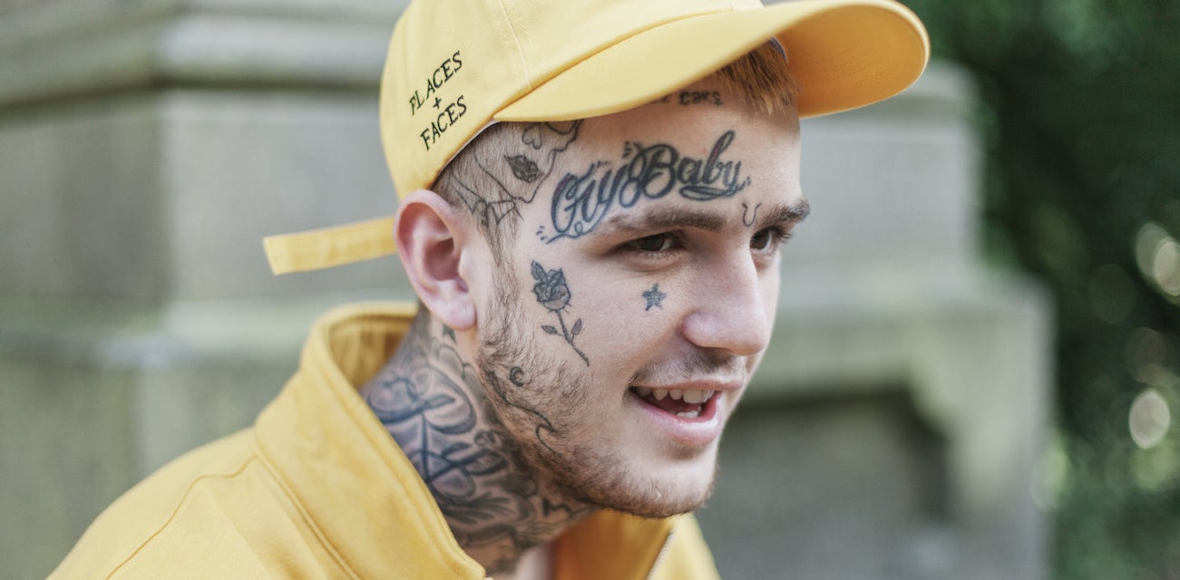Lil Peep Face Tattoos adrianatudem tattoo