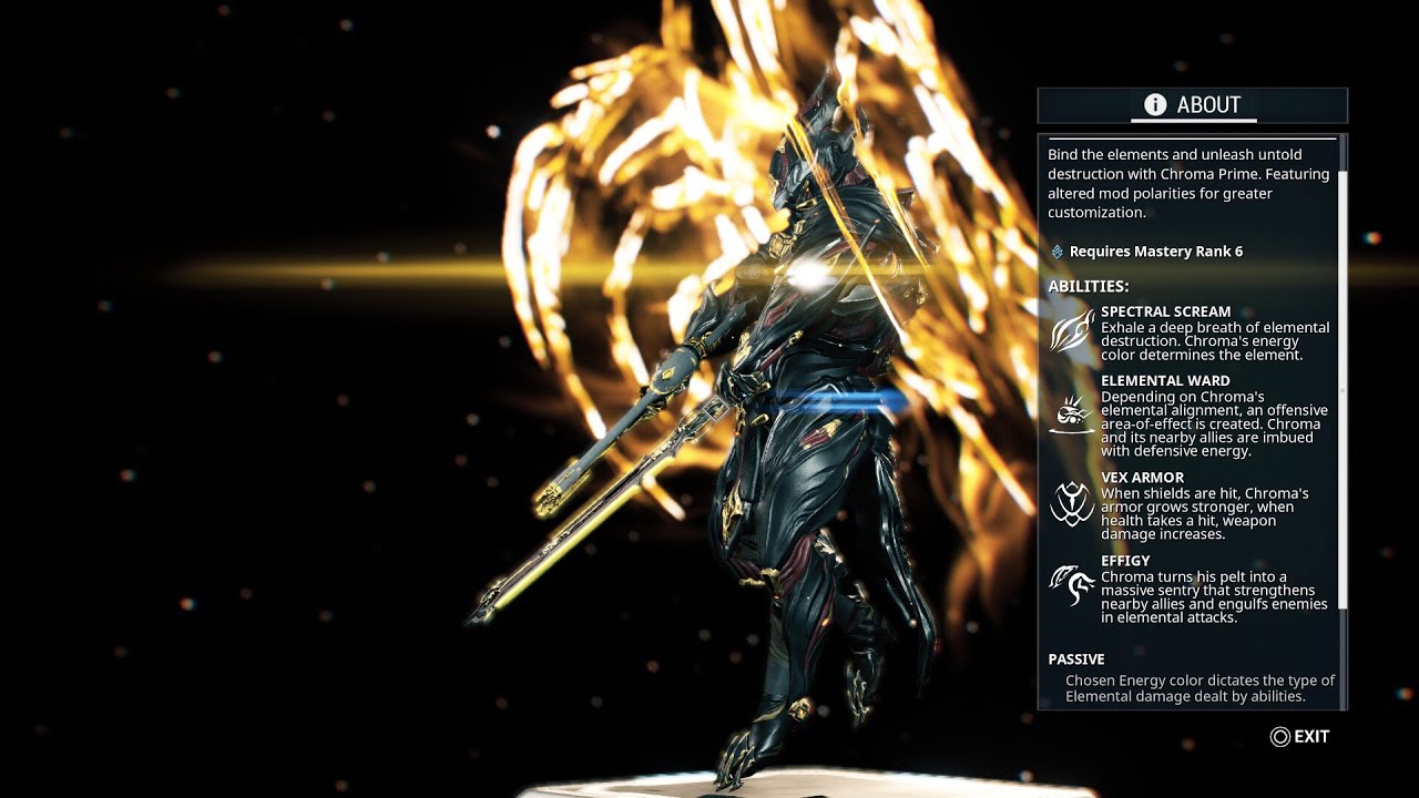 Warframe Chroma Prime Access Now Available GameWatcher