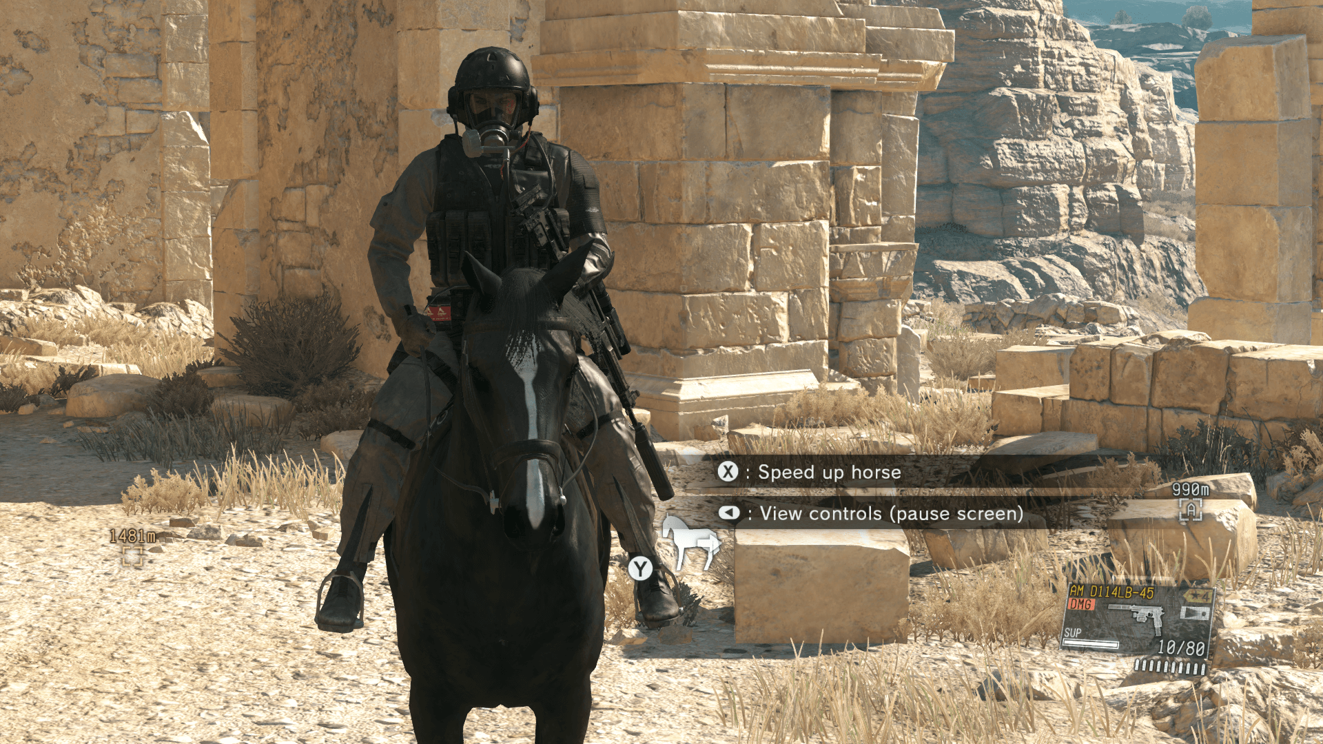 XOF Outfit with Gas Mask Metal Gear Solid 5 The GameWatcher