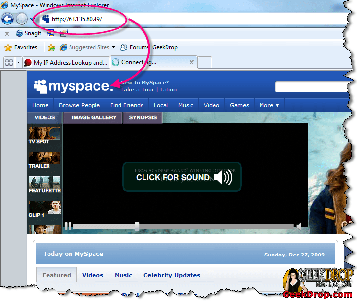 Unblock FaceBook, MySpace, Twitter, YouTube and Other