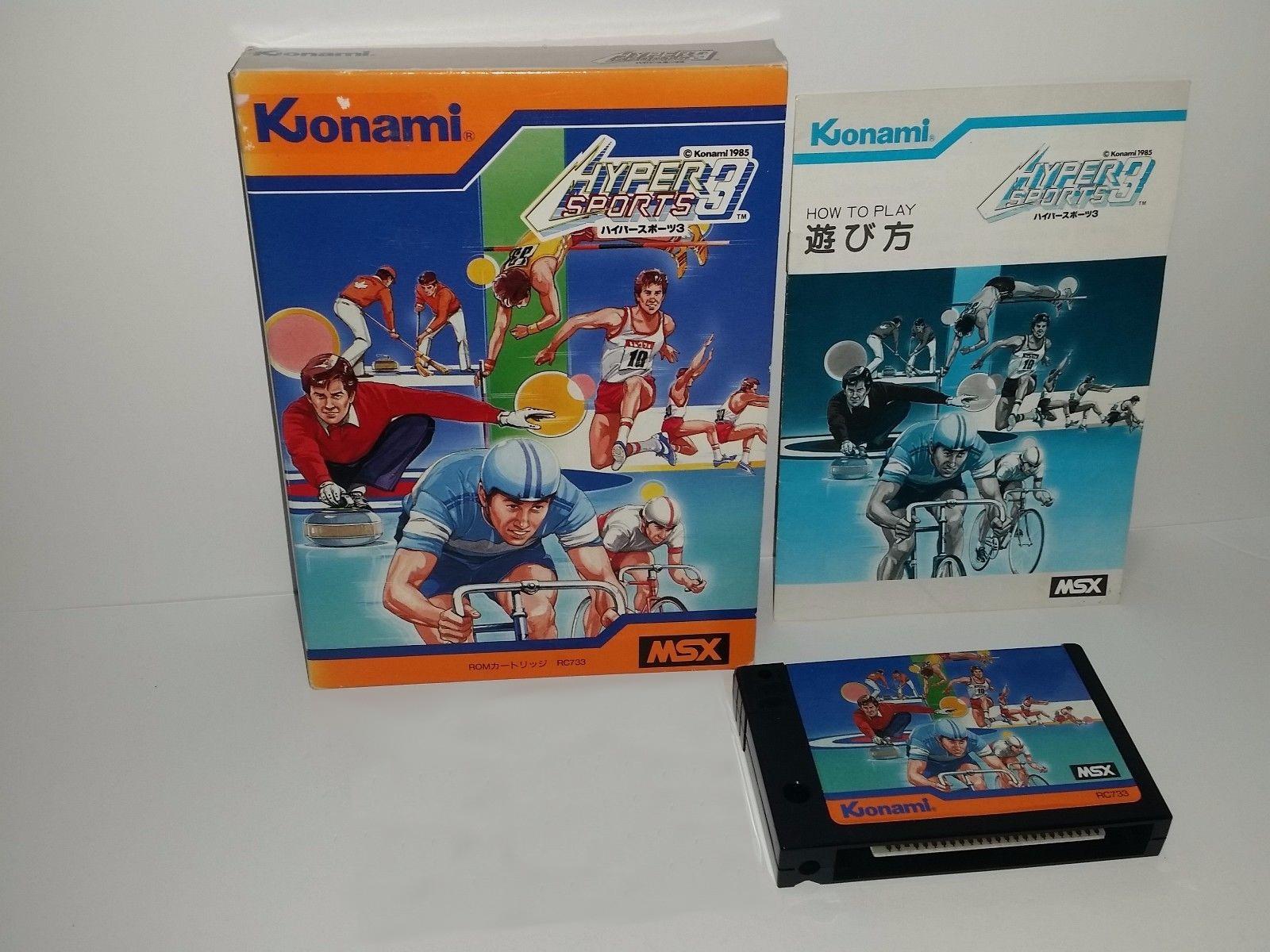 Hyper Sports 3 (1985, MSX, Konami) Releases Generation MSX