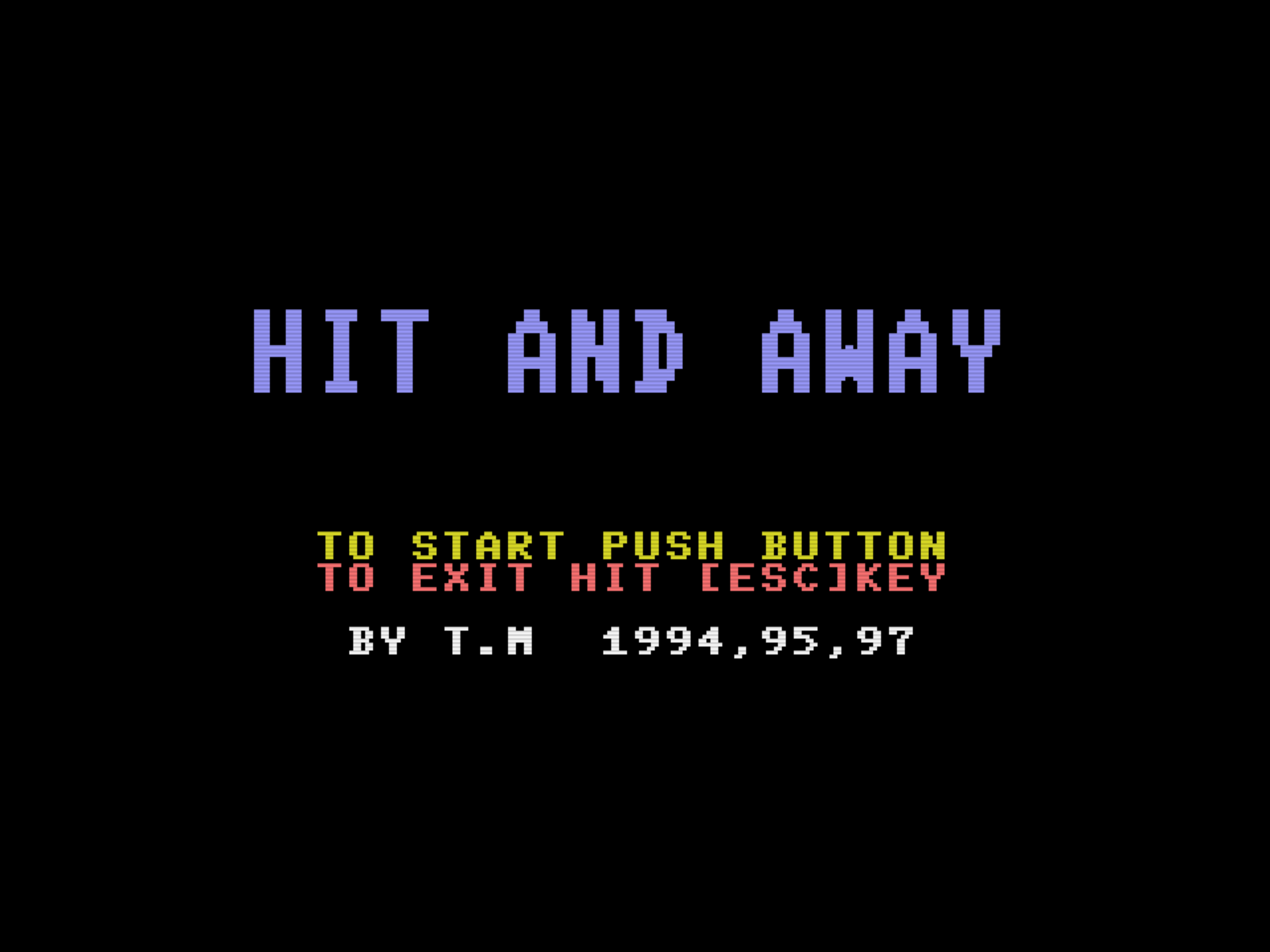 Hit and away DX (1995, MSX2, T.M. / ZAP) | Releases | Generation MSX