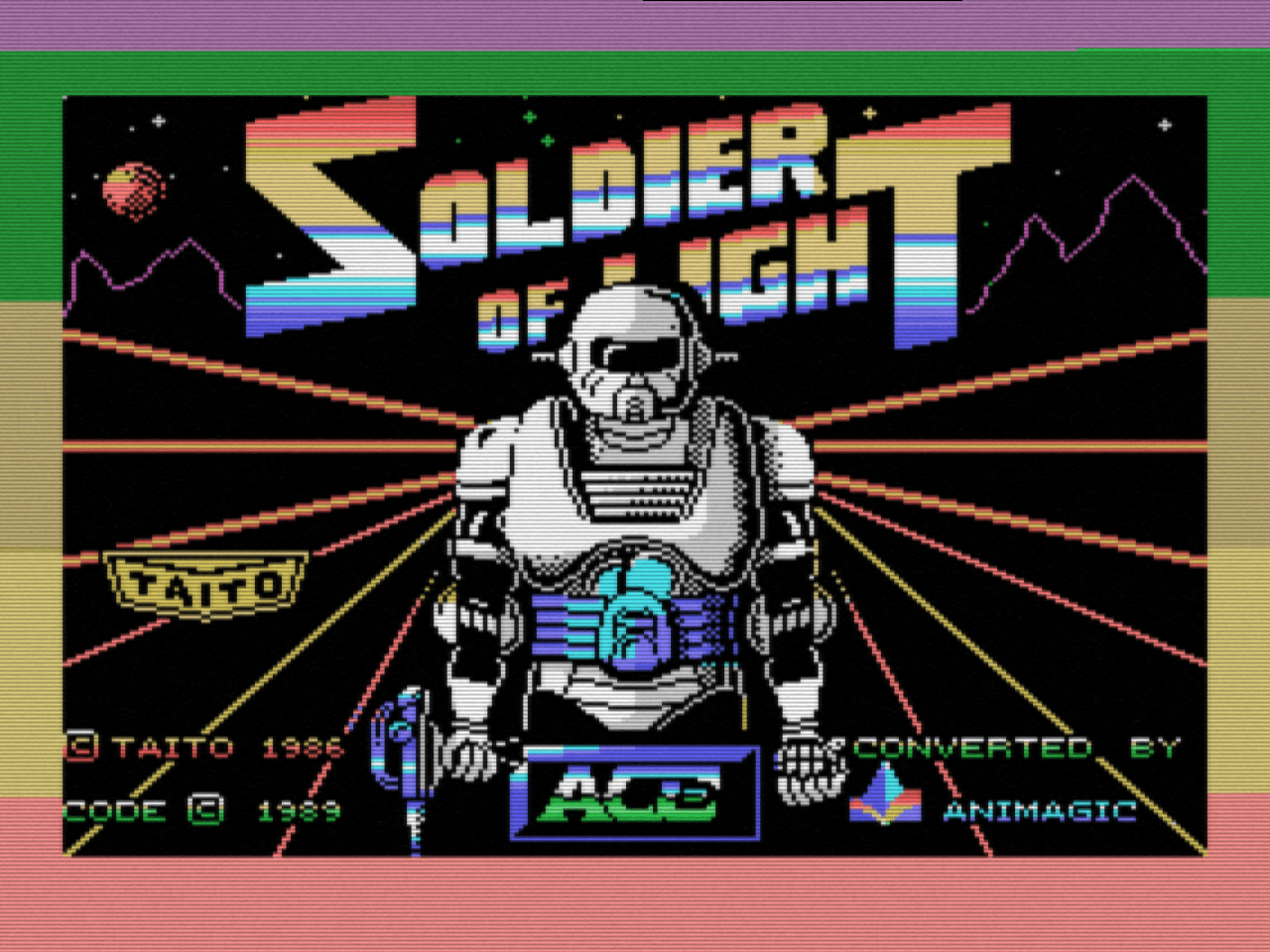 Soldier of Light (1989, MSX, TAITO) Media Generation MSX