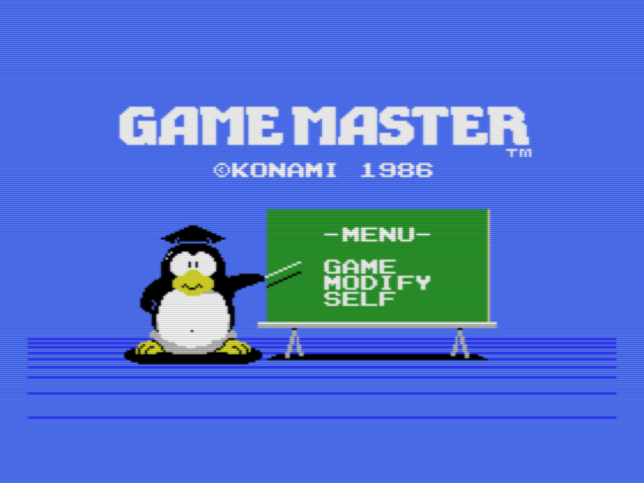 Game Master (1985, MSX, Konami) Generation MSX