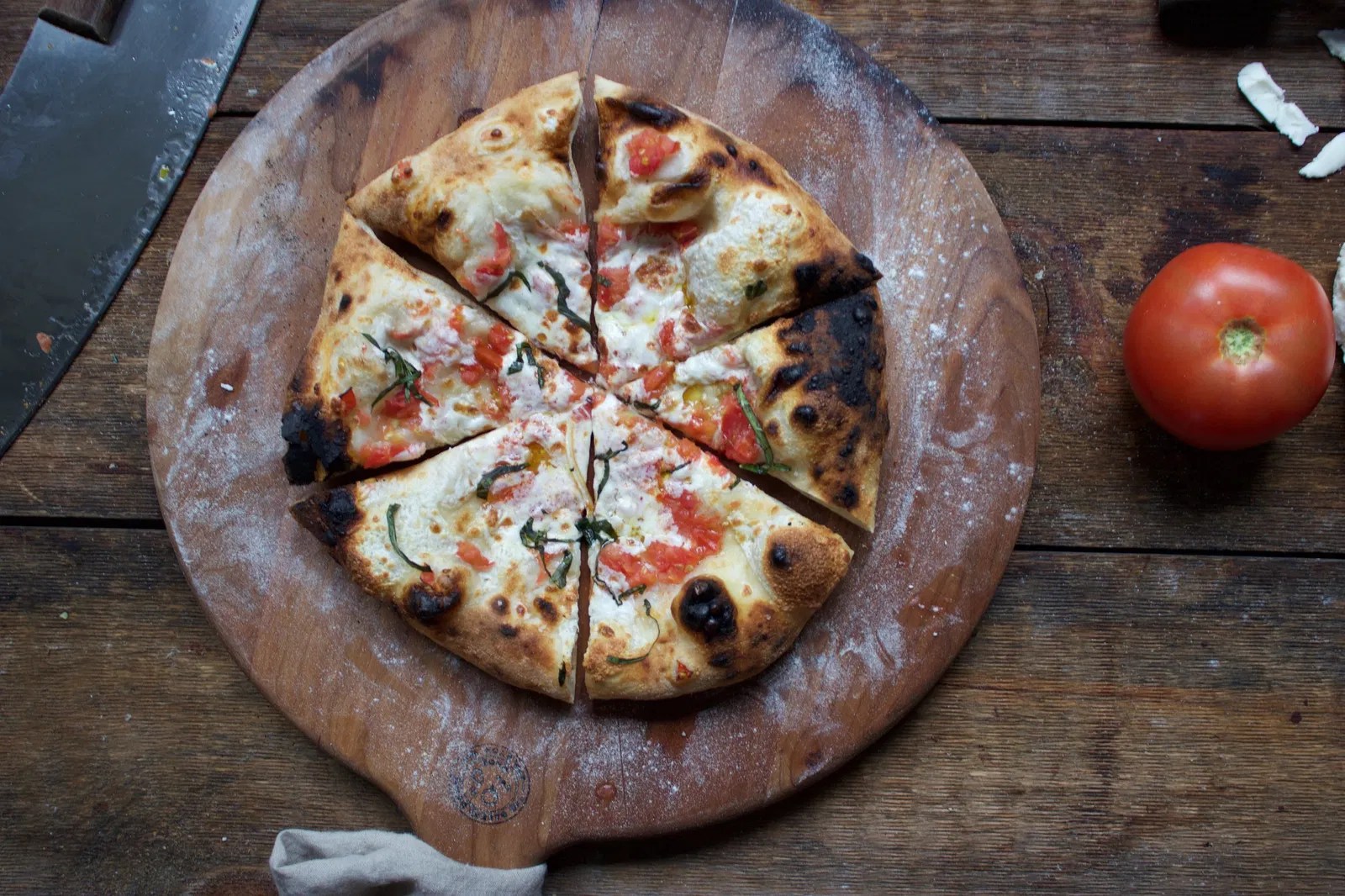 Hand Crushed Tomato Pizza