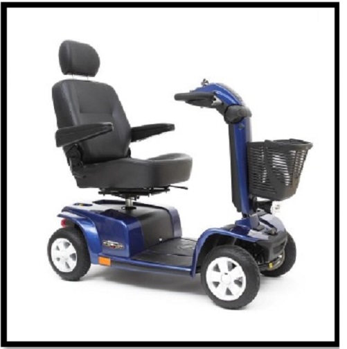 NEW Mega Motion MM4401DX Endeavor X BLUE Electric 4 Wheel Power Chair