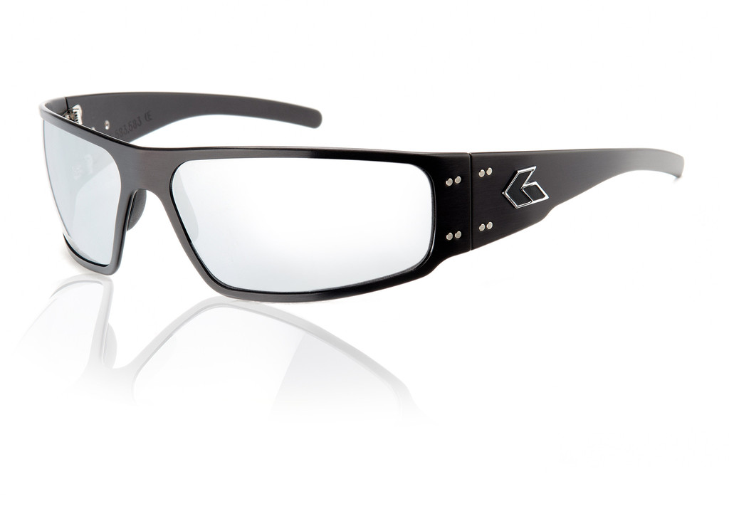 NEW Gatorz Magnum BLACK Aluminum Scratch Resistant Chrome Lens