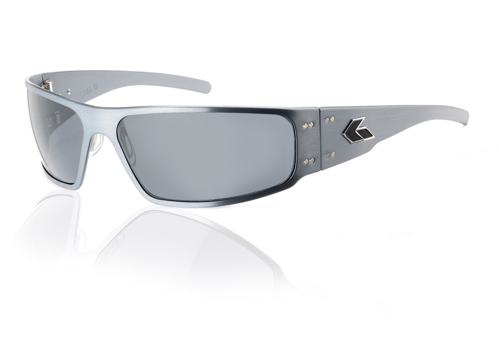 Gatorz Magnum Gunmetal Aluminum Scratch Resistant Grey Polarized Lens
