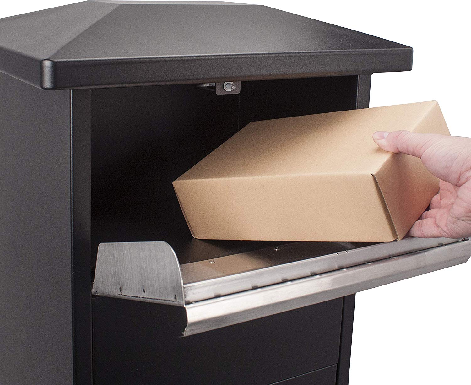 Barska Cb13332 Large Package Delivery Parcel Mail Drop Box For Porch Black 790272004980 eBay