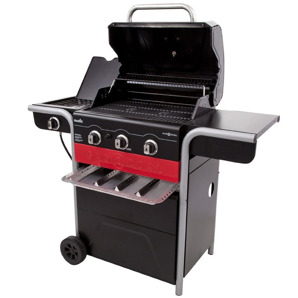 New Charbroil Gas2Coal 3Burner Liquid Propane and Charcoal Hybrid