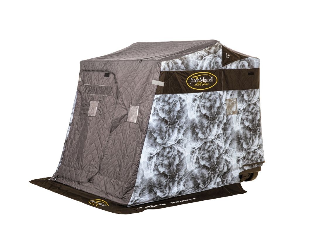 Clam Outdoors 10132 Jason Mitchell Thermal X 2 Man Ice Fishing