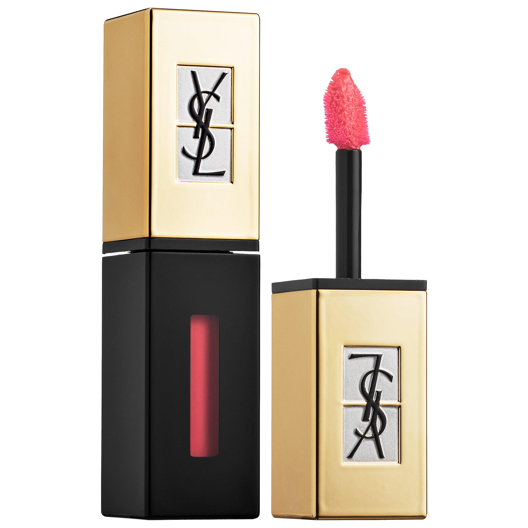 YSL Glossy Stain Lip Color Pink Rain 205 Best deals on