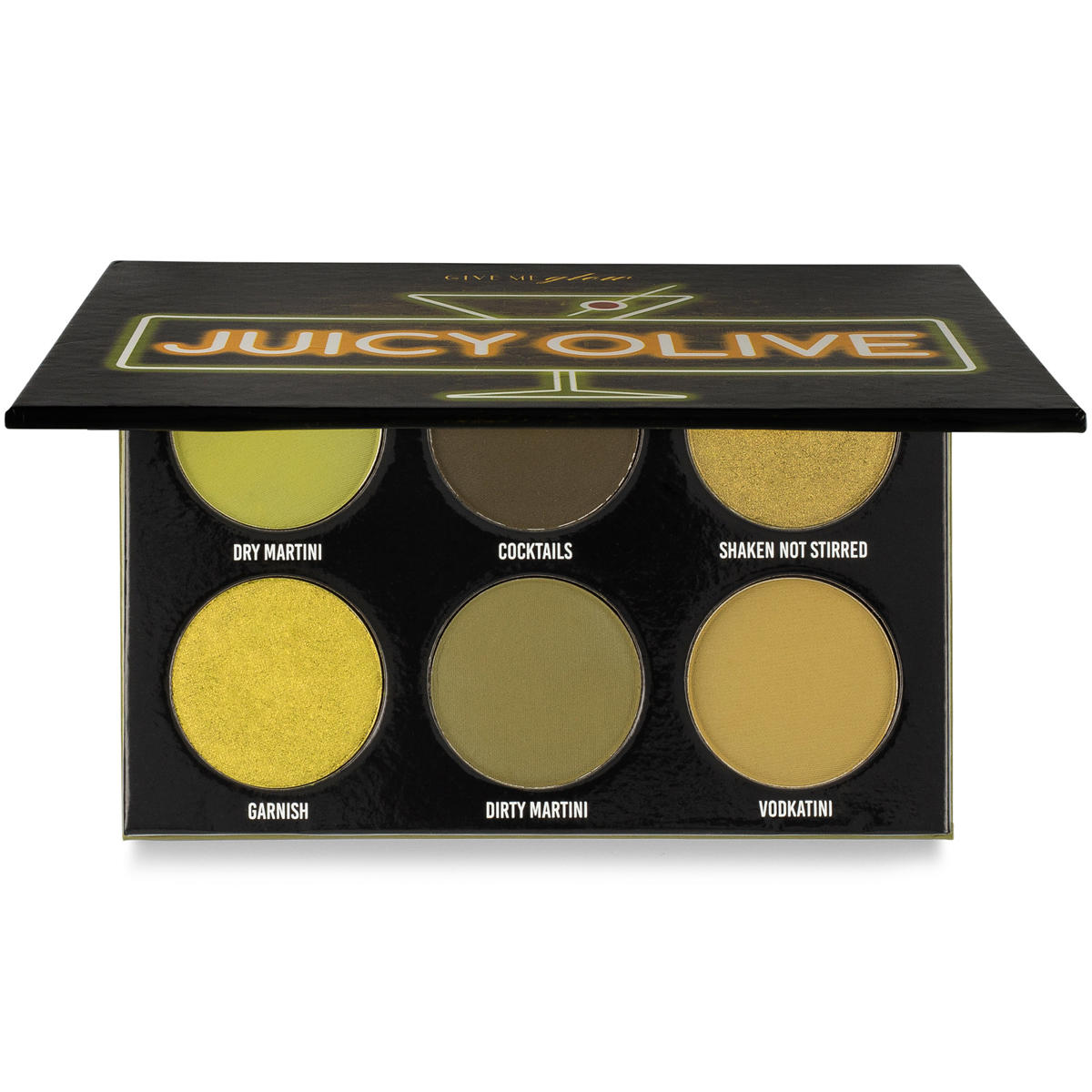 Give Me Glow Cosmetics Juicy Olive Eyeshadow Palette