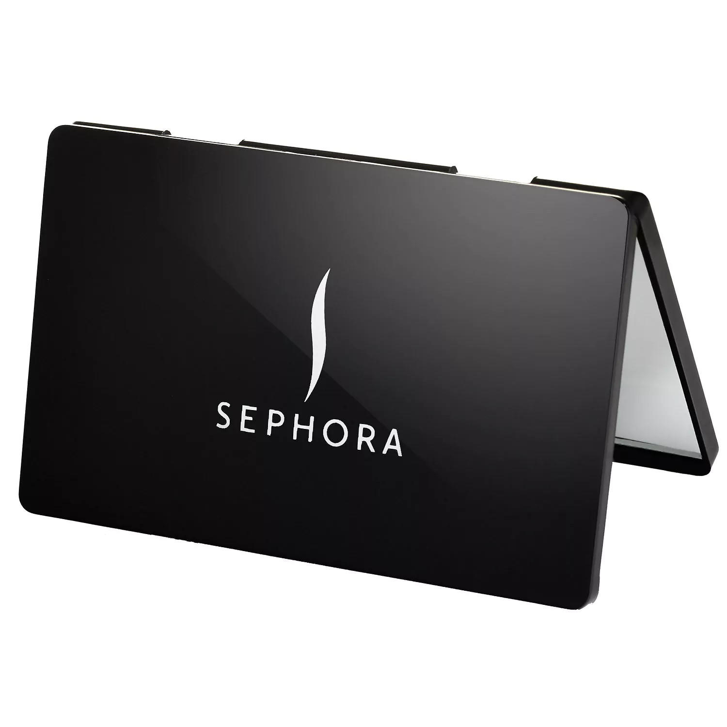 Sephora Black Dual Mirror Compact Best deals on Sephora cosmetics