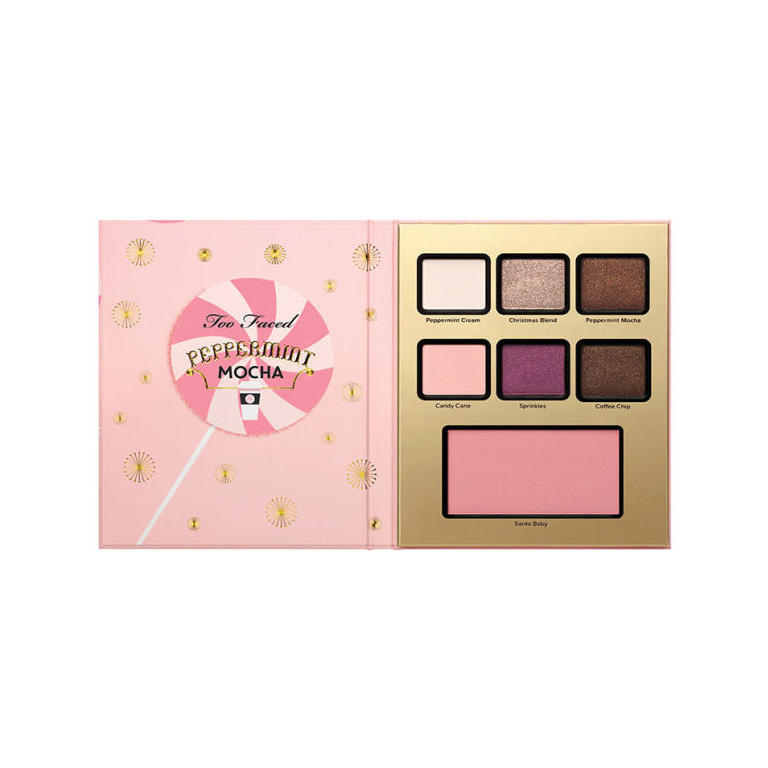Too Faced Grande Hotel Cafe Palette Peppermint Mocha Glambot Com