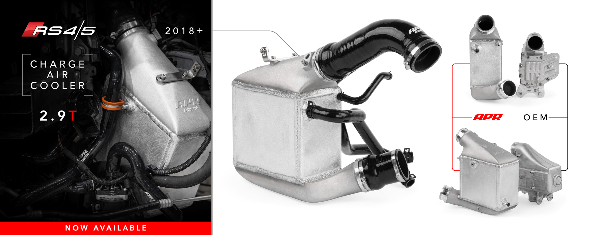 The APR Air-To-Water Intercooler for the B9 RS4/RS5 2.9T is Here! - APR