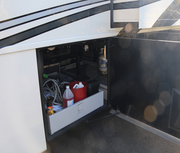 Roadside Assistance RV Storage Tips Motorhome Basement Organization Good Sam