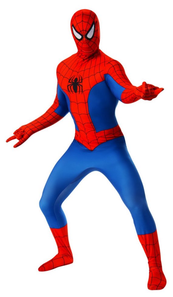 SpiderMan 2ND Skin Full Body Suit Costume Spiderman Jumpsuit Unitard