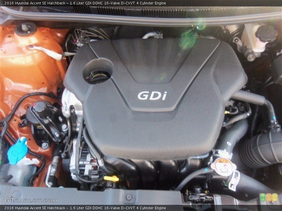 1.6 Liter GDI DOHC 16-Valve D-CVVT 4 Cylinder Engine for the 2016
