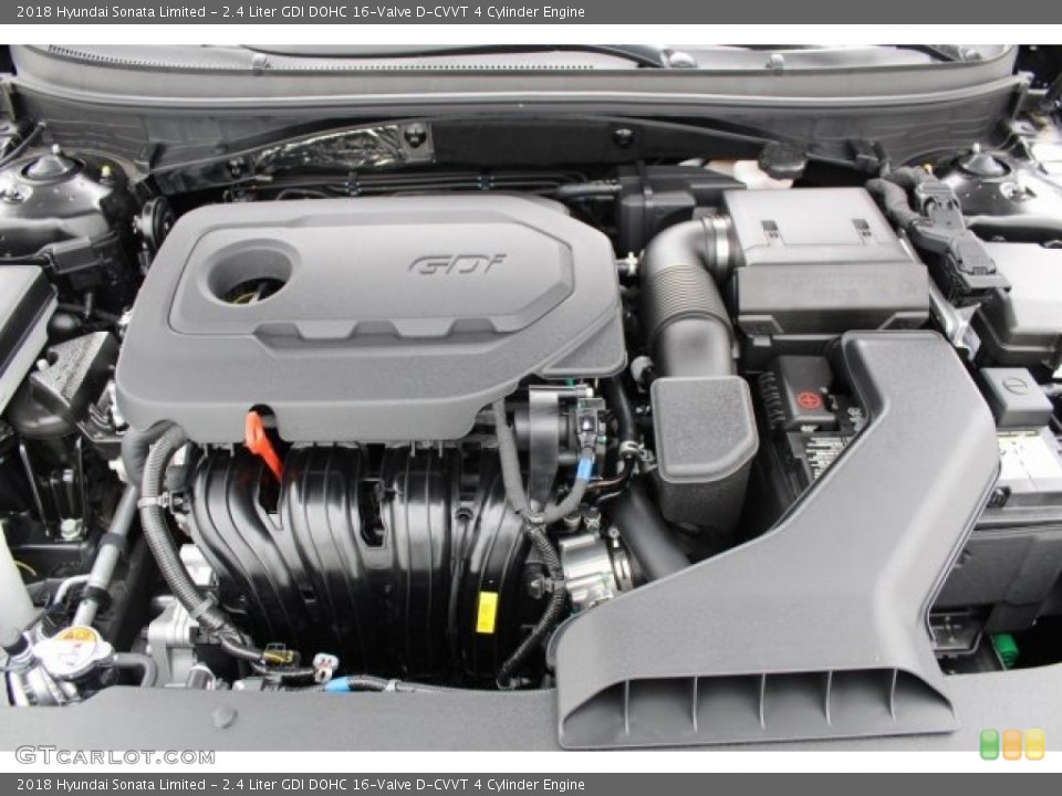 2.4 Liter GDI DOHC 16-Valve D-CVVT 4 Cylinder 2018 Hyundai Sonata