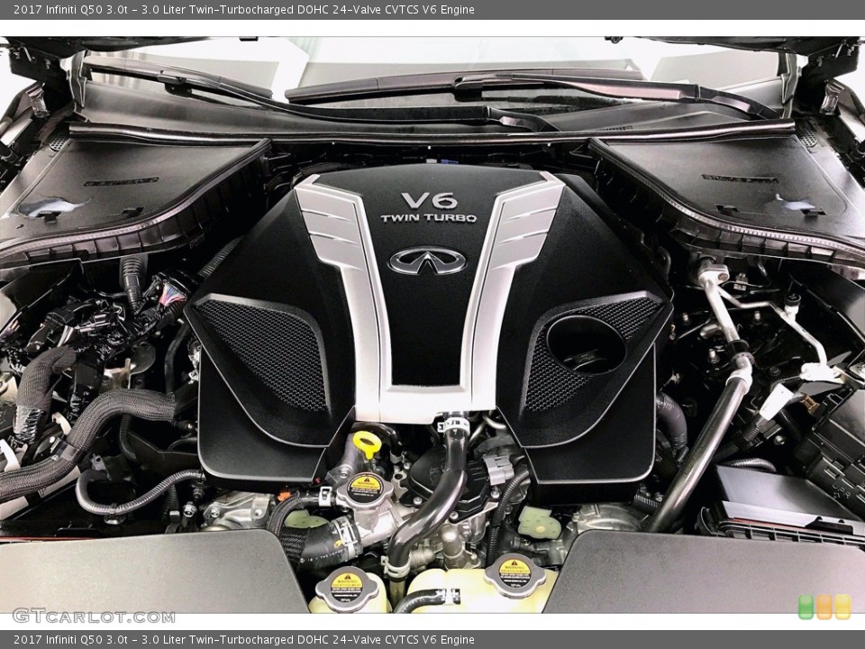 3.0 Liter Twin-Turbocharged DOHC 24-Valve CVTCS V6 2017 Infiniti Q50
