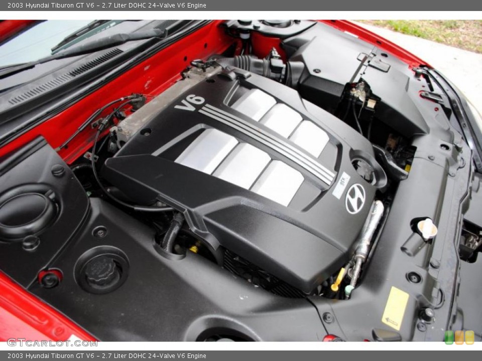 2.7 Liter DOHC 24-Valve V6 Engine for the 2003 Hyundai Tiburon