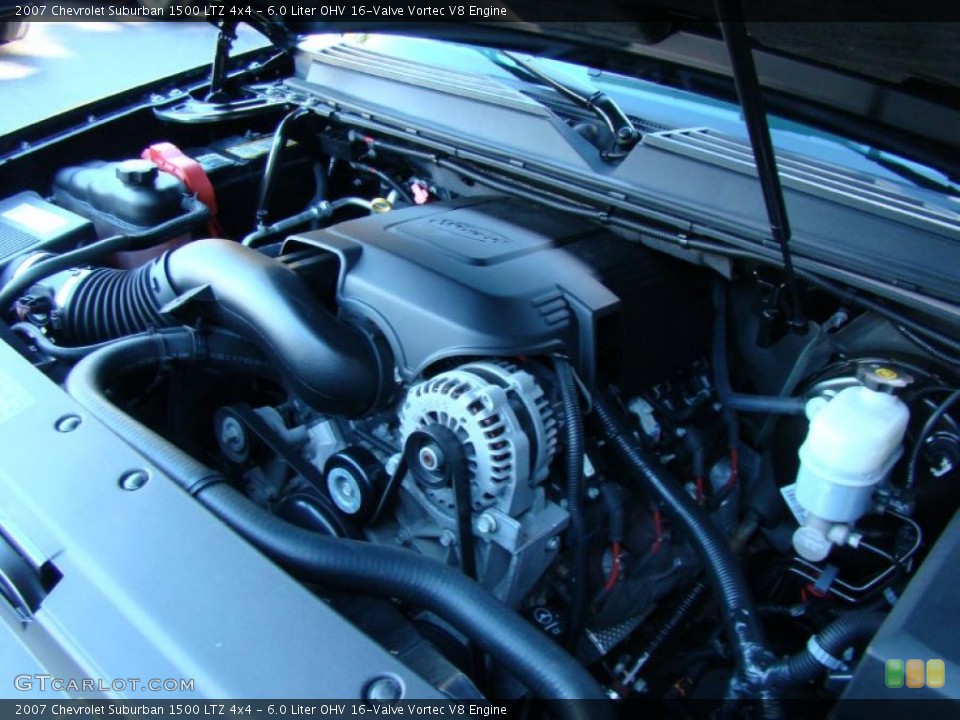 6.0 Liter OHV 16-Valve Vortec V8 Engine for the 2007 Chevrolet Suburban