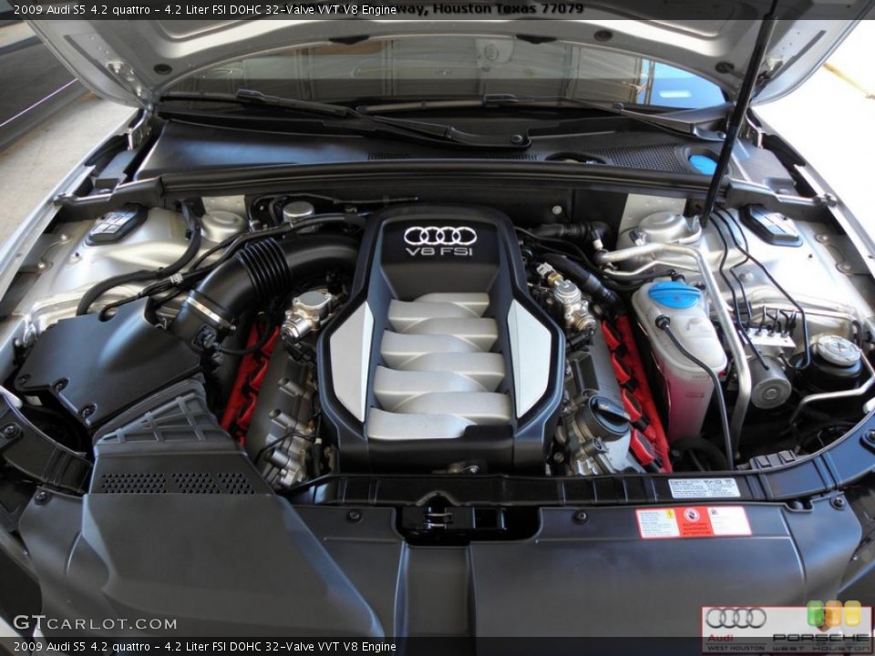 4.2 Liter FSI DOHC 32-Valve VVT V8 Engine for the 2009 Audi S5