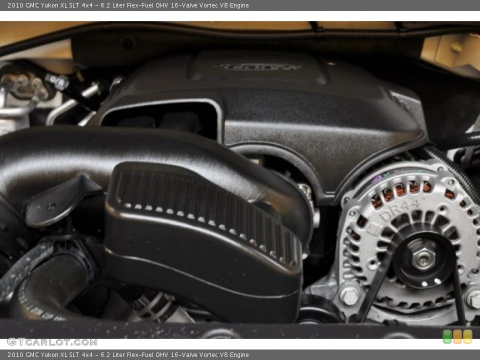 6.2 Liter Flex-Fuel OHV 16-Valve Vortec V8 Engine for the 2010 GMC