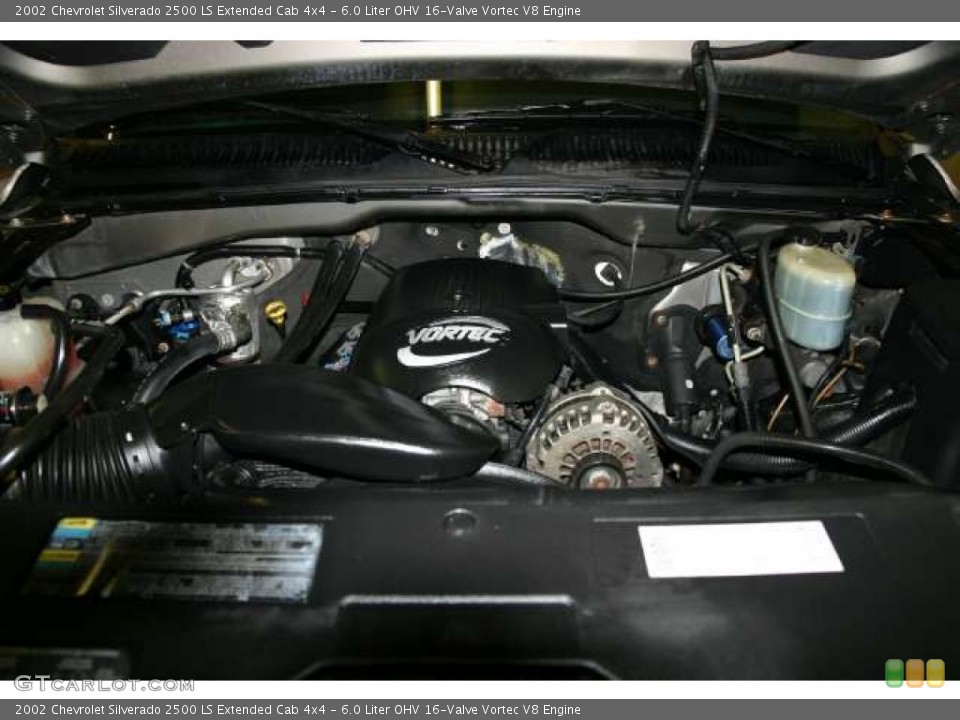 6.0 Liter OHV 16Valve Vortec V8 Engine for the 2002 Chevrolet