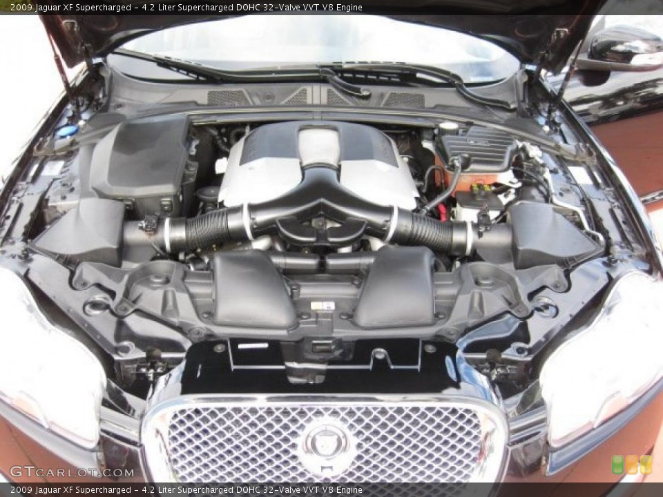 4.2 Liter Supercharged DOHC 32Valve VVT V8 Engine for the 2009 Jaguar
