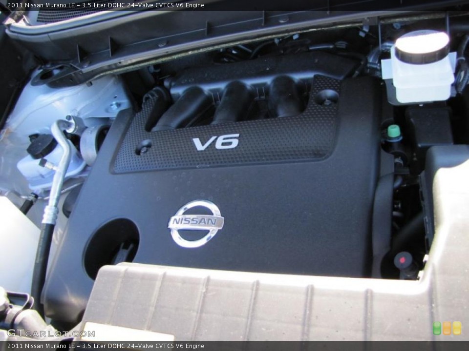 3.5 Liter DOHC 24-Valve CVTCS V6 Engine for the 2011 Nissan Murano