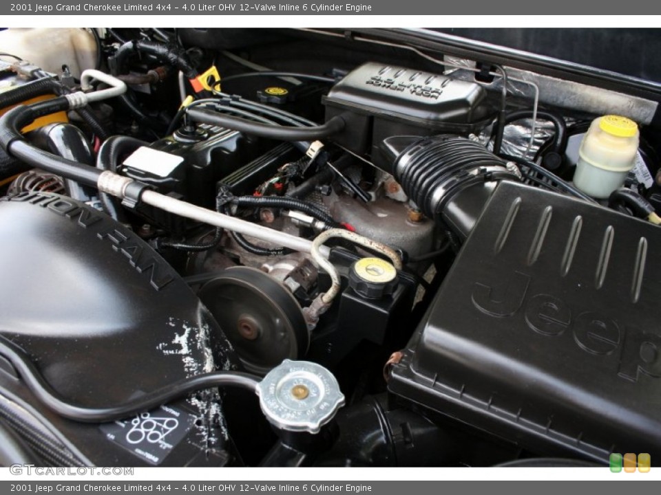 4.0 Liter OHV 12Valve Inline 6 Cylinder Engine for the 2001 Jeep Grand