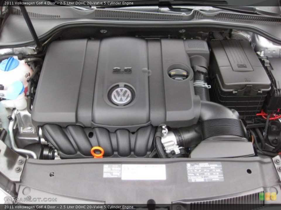 2.5 Liter DOHC 20Valve 5 Cylinder Engine for the 2011 Volkswagen Golf