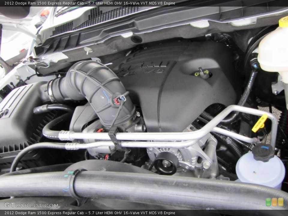 5.7 Liter HEMI OHV 16-Valve VVT MDS V8 Engine for the 2012 Dodge Ram