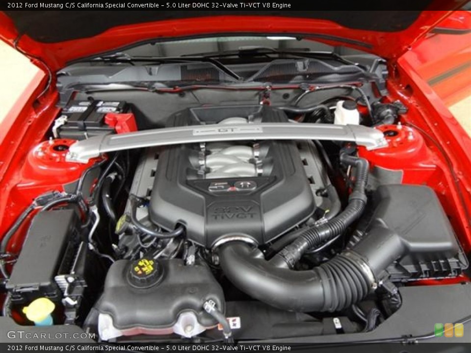 5.0 Liter DOHC 32-Valve Ti-VCT V8 2012 Ford Mustang Engine | GTCarLot.com