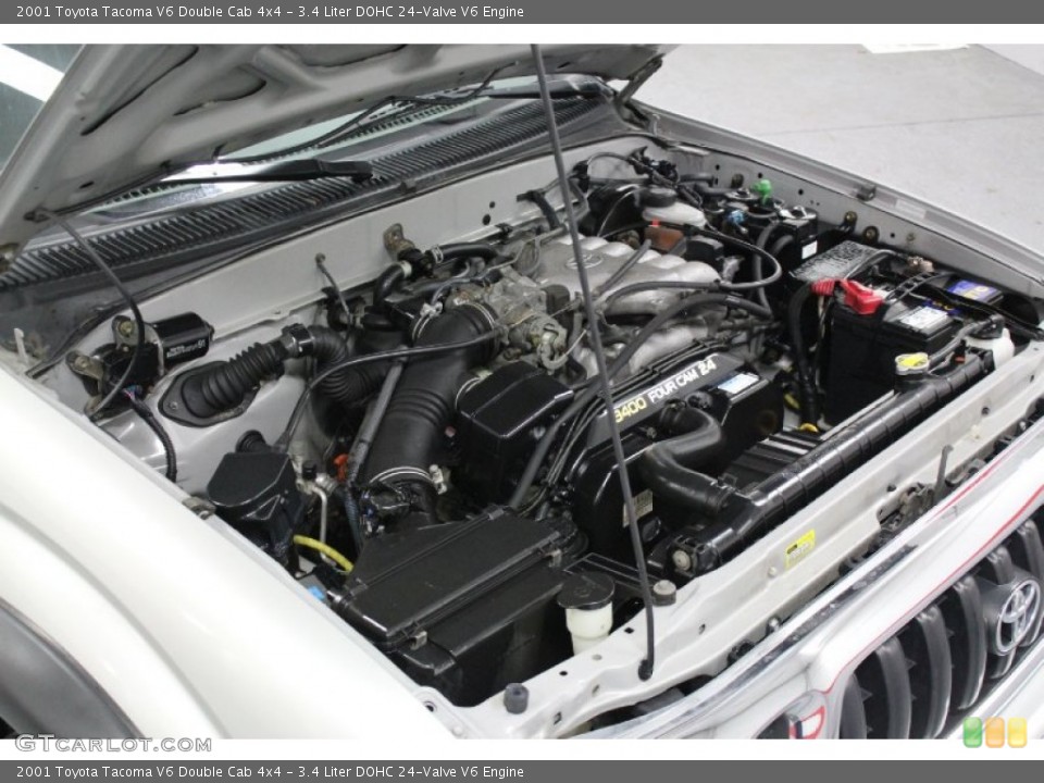 3.4 Liter DOHC 24-Valve V6 2001 Toyota Tacoma Engine | GTCarLot.com