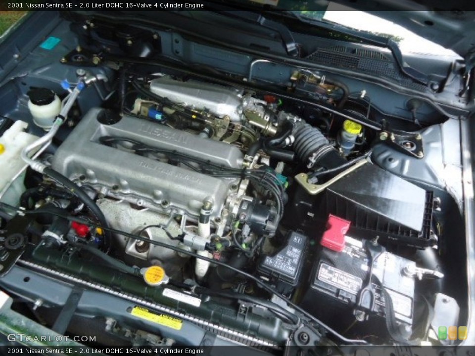 2.0 Liter DOHC 16-Valve 4 Cylinder 2001 Nissan Sentra Engine | GTCarLot.com