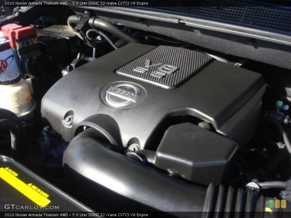 5.6 Liter DOHC 32-Valve CVTCS V8 Engine for the 2010 Nissan Armada