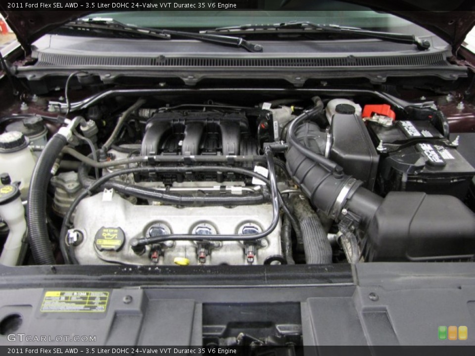 3.5 Liter DOHC 24-Valve VVT Duratec 35 V6 Engine for the 2011 Ford Flex