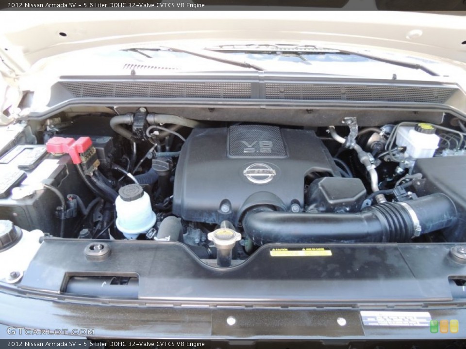 5.6 Liter DOHC 32-Valve CVTCS V8 2012 Nissan Armada Engine | GTCarLot.com