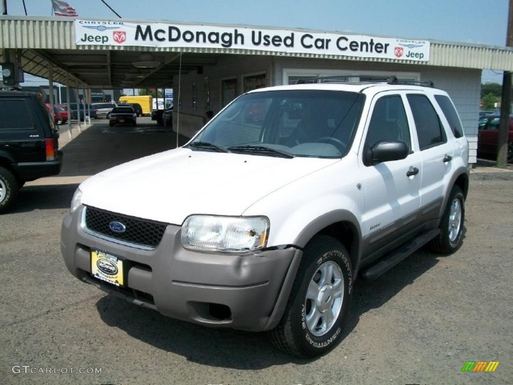2001 Oxford White Ford Escape XLT V6 4WD 35055494 Car