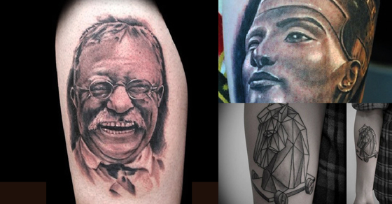 Legendary Tattoos for History Buffs Abraham Lincoln Guff